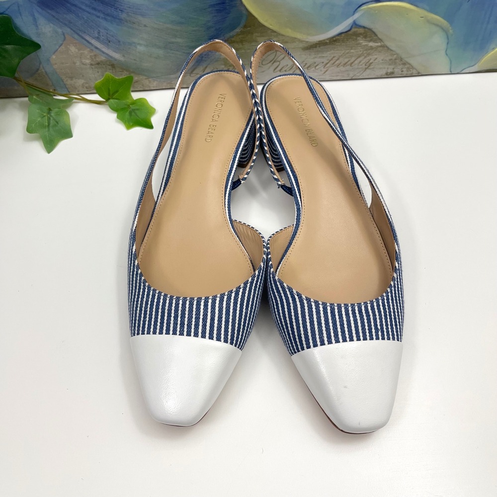 Veronica Beard Women's Cecile‎ Slingback Pumps Size 9 - Picture 5 of 11